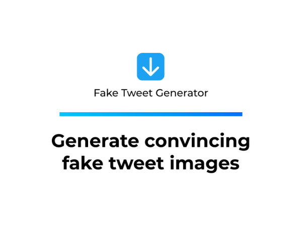 fake tweet generator